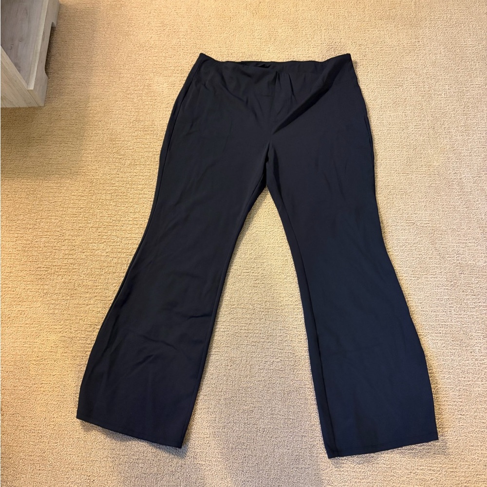 HALARA Women's HalaraFlex High Wasted Back Side Pocket Slight Flare Work Pants